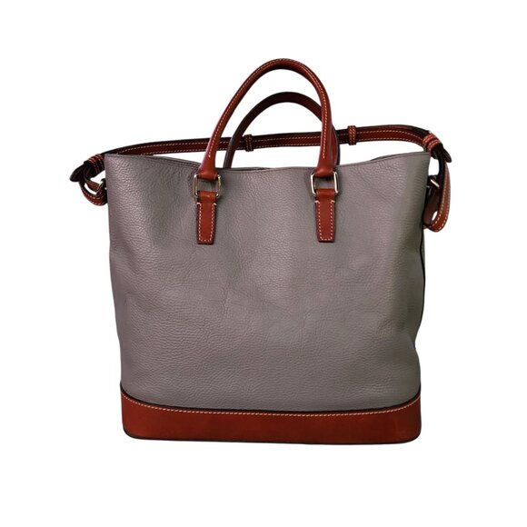 Dooney & Bourke Chelsea Pebble Grain Leather Shopper Tote Bag - Picture 2 of 10